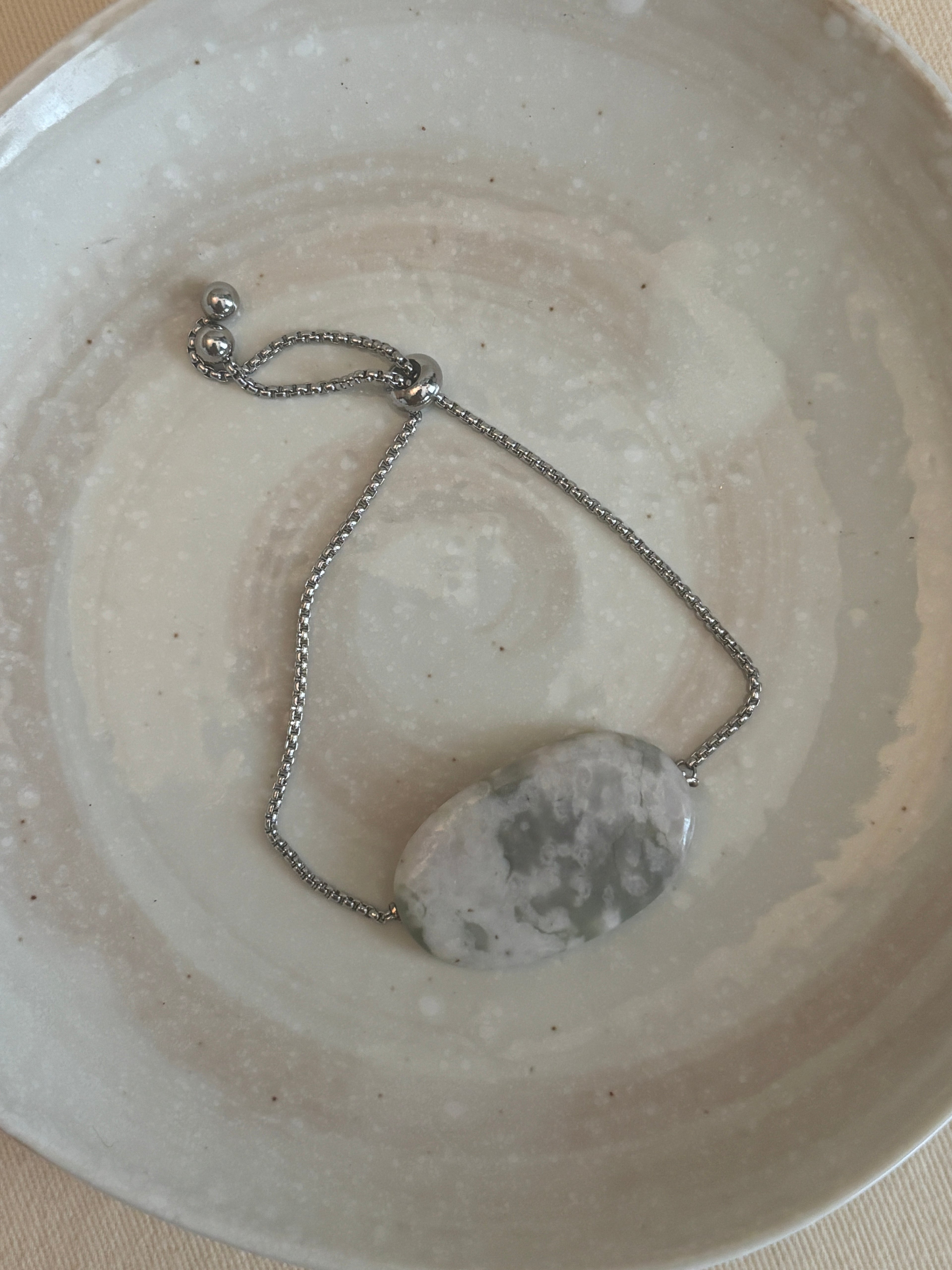 Alabaster Slider Bracelet