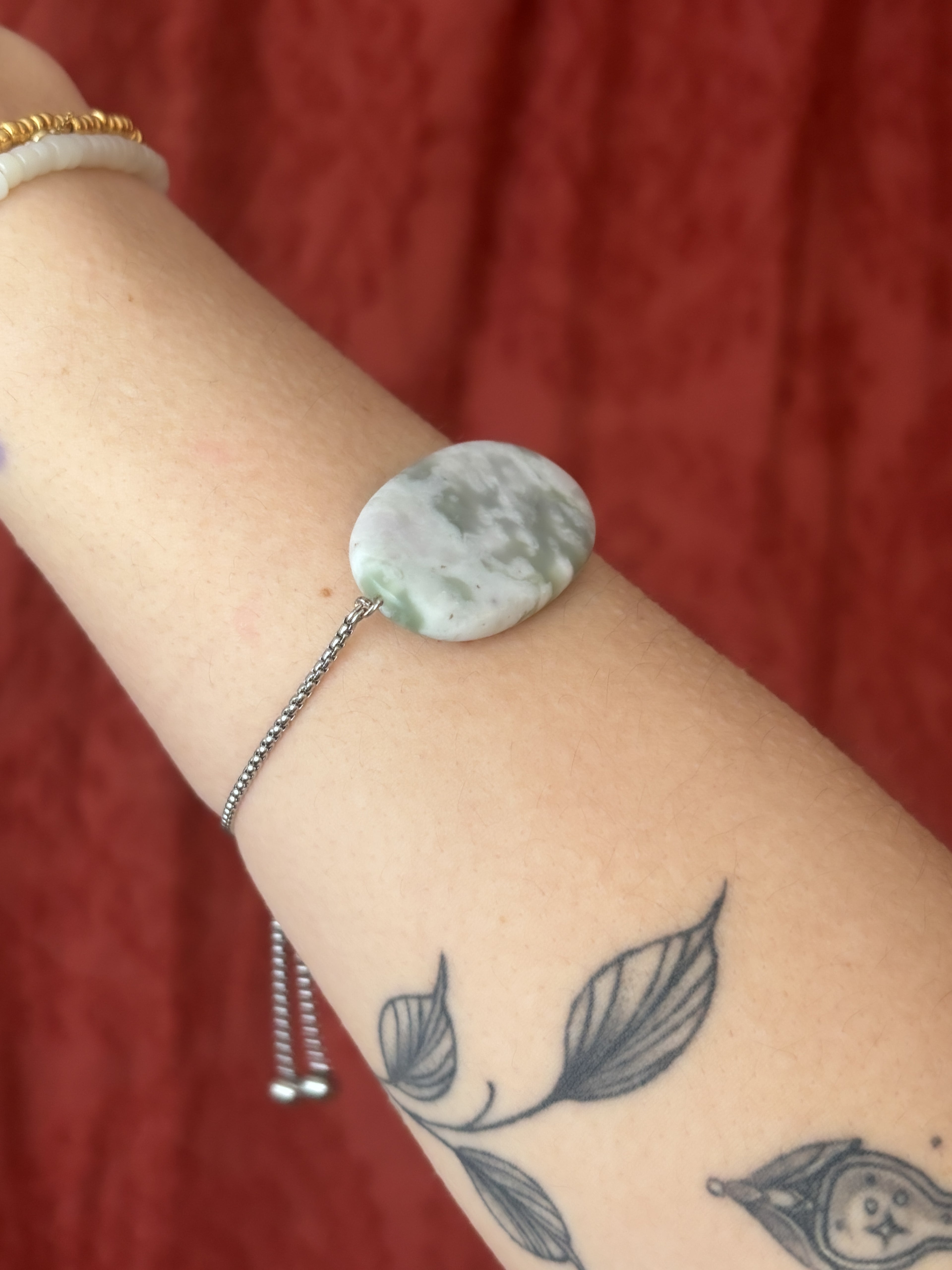 Alabaster Slider Bracelet