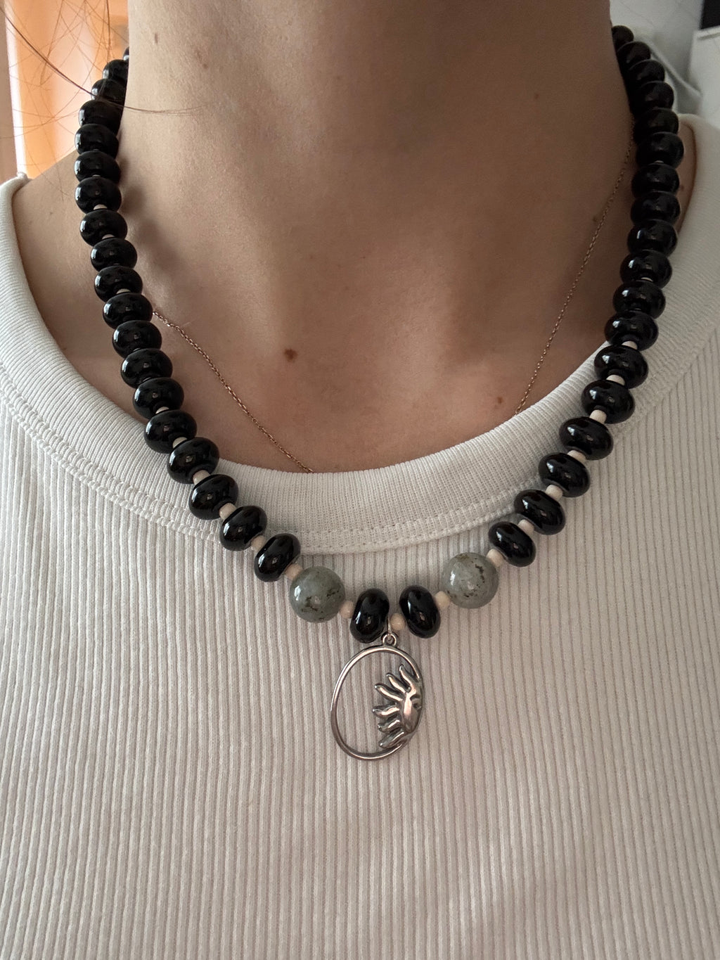 🌒 Solar Eclipse Necklace