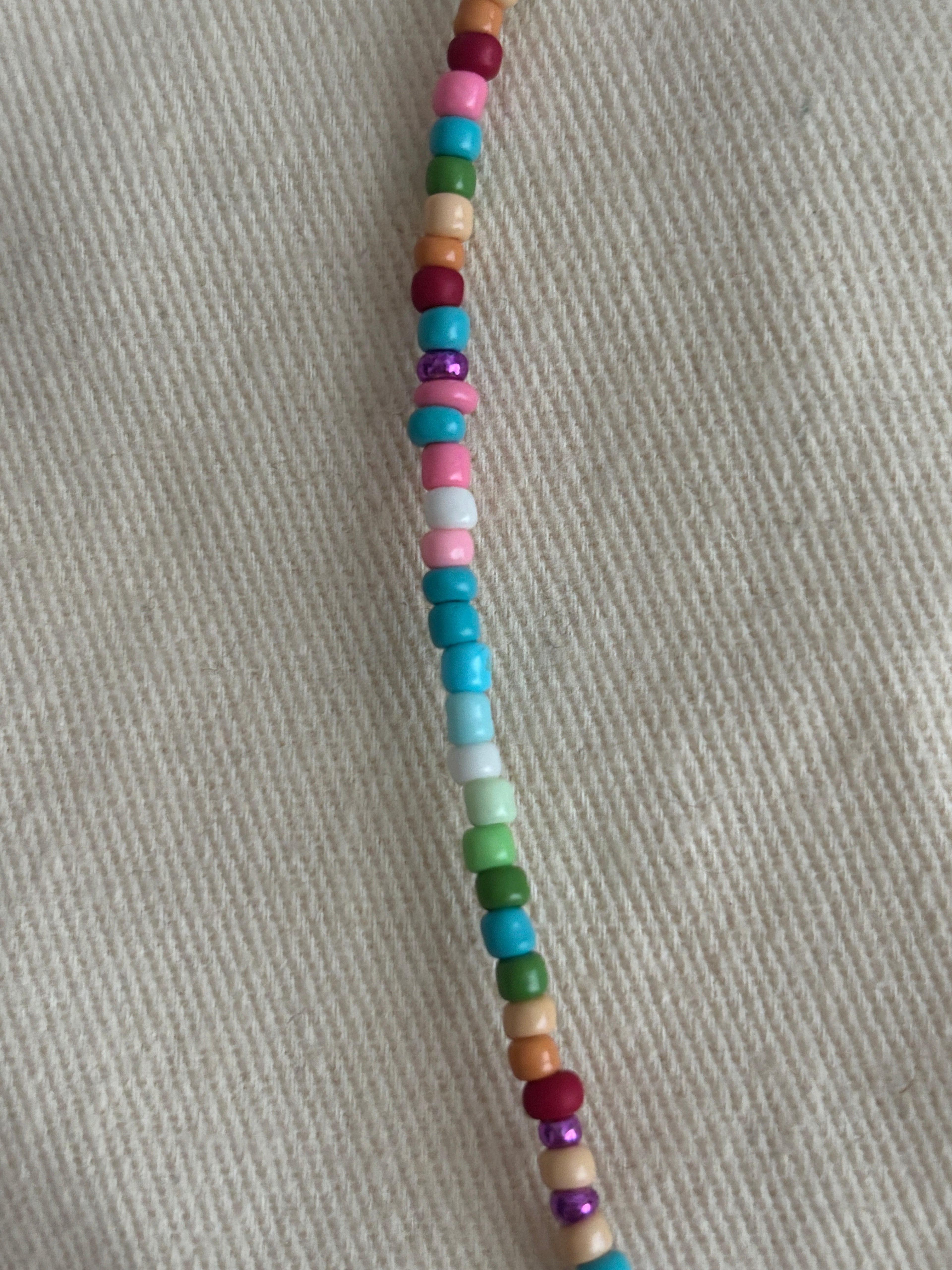 🌈 Beaded Pride Pendant Necklace