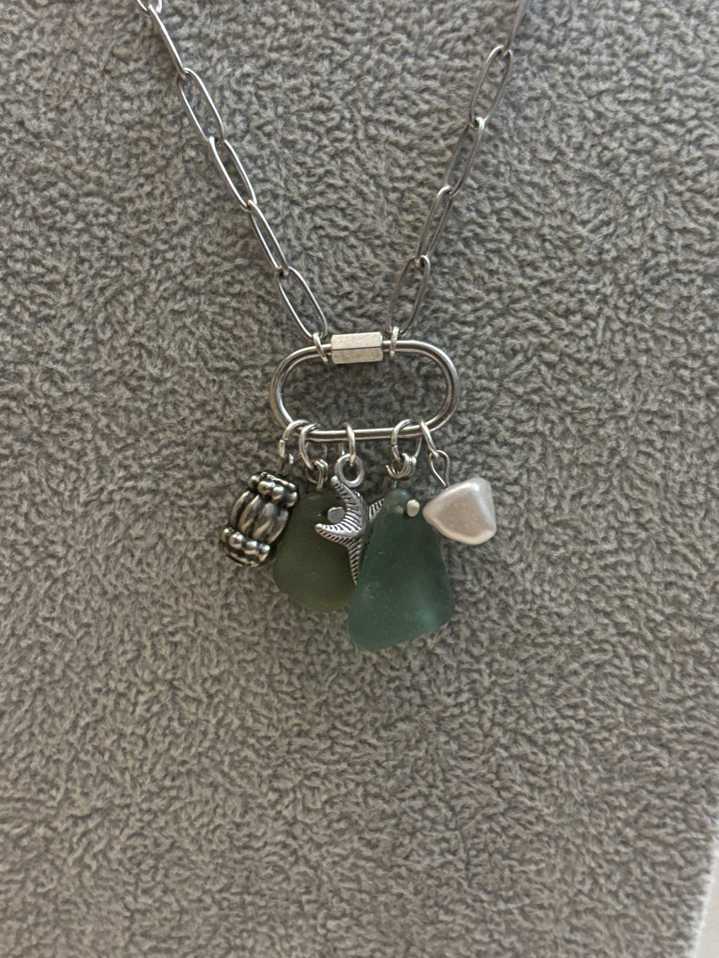 Sea Glass Charm Necklace